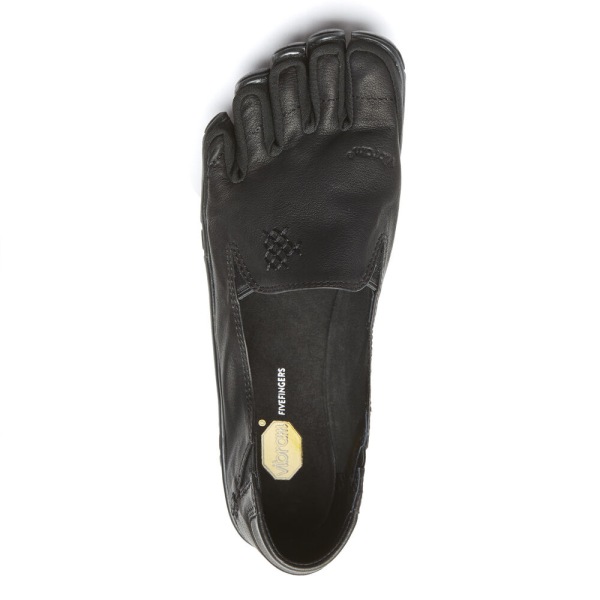 Damske Lifestyle Topanky Vibram Slovensko - FiveFingers CVT-Leather Čierne | 4065HTKCB